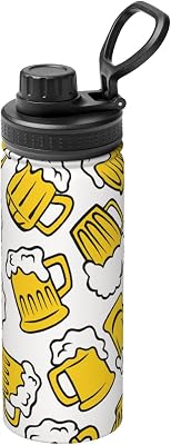 Beer Water Bottle Stainless Steel Travel Drink Hot Cold Bottles 18oz
