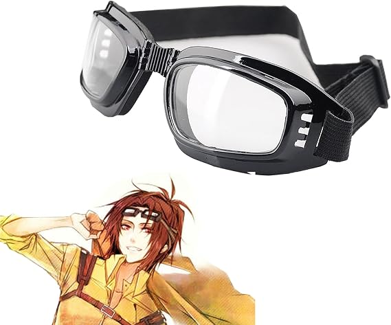 Tugia Hange-Zoe Glasses,Anime Cosplay Goggles Costume Accessories