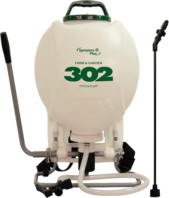 Sprayers Plus 302 Piston Pump Sprayer, 4 Gallons