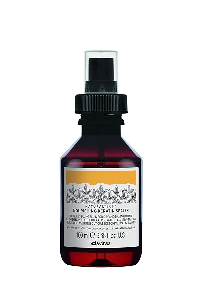 Naturaltech Nourishing Keratin Sealer, Protective & strengthening leave-in | Strengthens hair fiber, prevents split ends, leaving hair shiny, soft, and bright. Visible results from first application.
