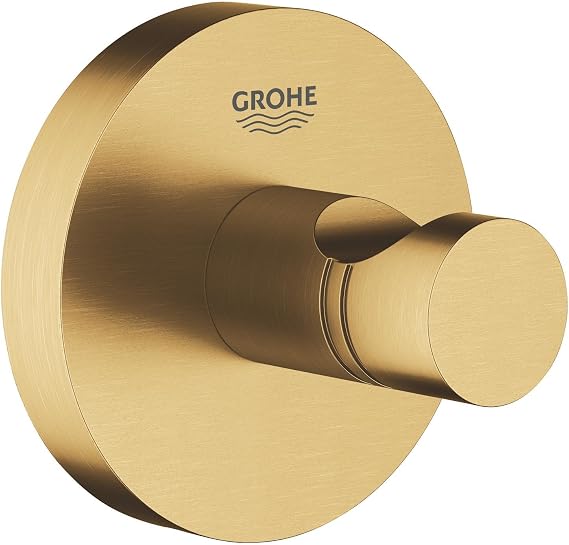 Essentials Robe Hook, Brushed Cool Sunrise