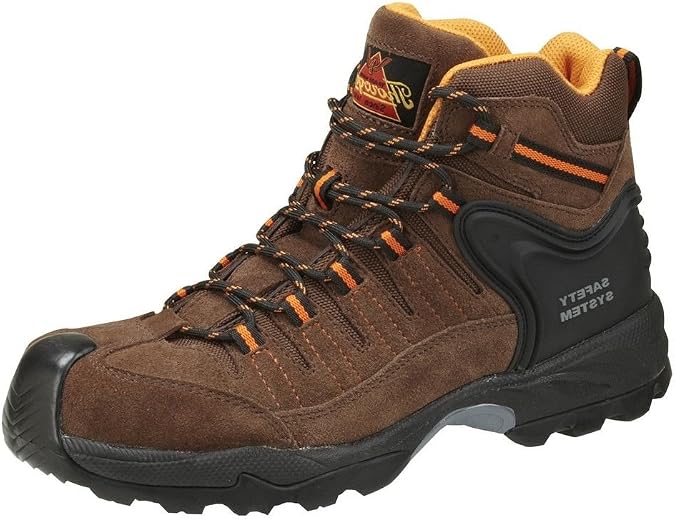 Thorogood Men's 4" Plain Toe Composite Safety Toe Boots- 8.5 M Brown