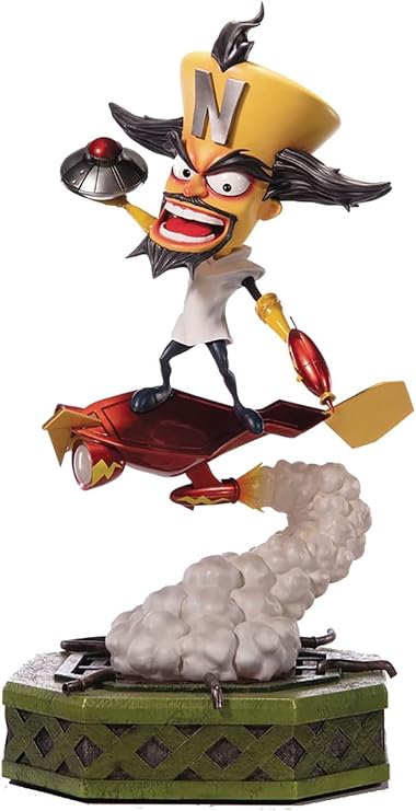 First 4 Figures Crash Bandicoot: Dr. Neo Cortex Resin Statue, Multicolor