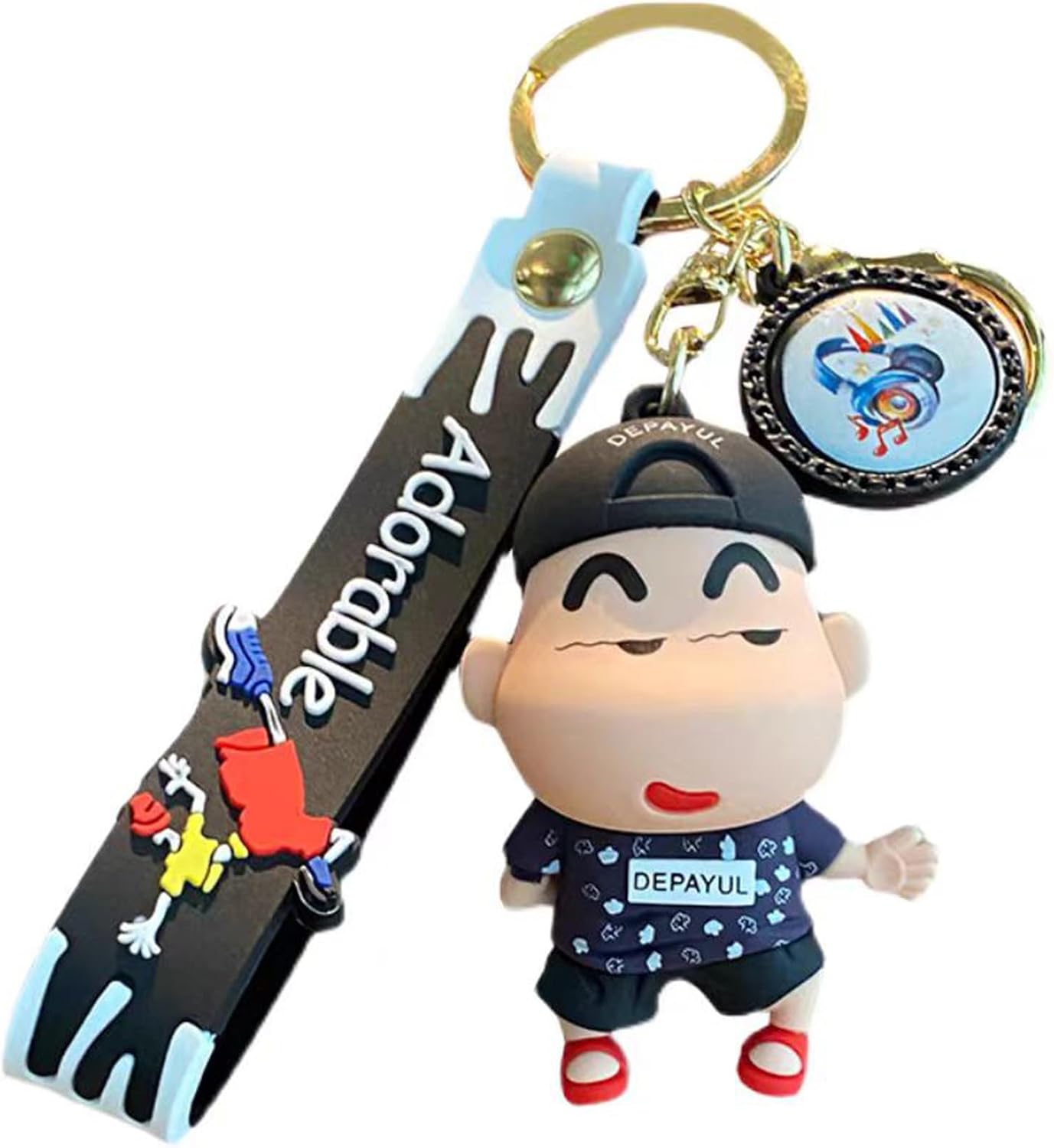 Hawofe Anime Cute Car Keychain Keychain Cute Backpack Charm for Kids Girls Boys, anime-02