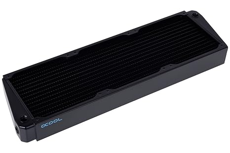 Alphacool Neos XT45 Full Copper X-Flow Radiator, 420mm, Triple Fan, Black