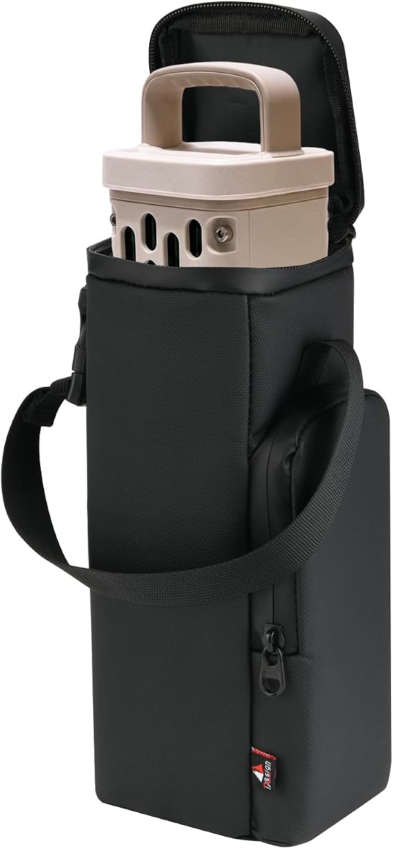 Travel Carrying Bag for Turtlebox Ranger Outdoor Portable Speaker, Carrying Protective Case with Detachable Handle &Zipper Pocket Speaker Storage Sleeve Pouch (Black)