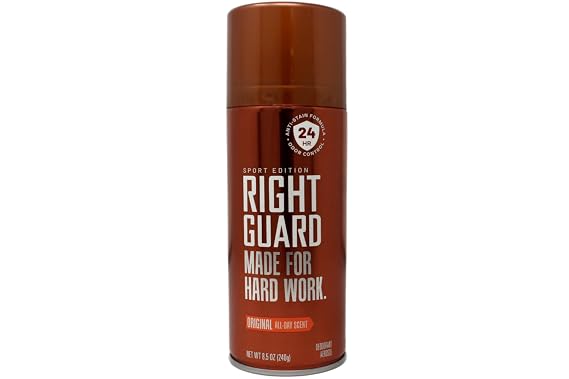 Right Guard - Made For Hard Work - Deodorant Aerosol Spray, Original, 8.5 oz