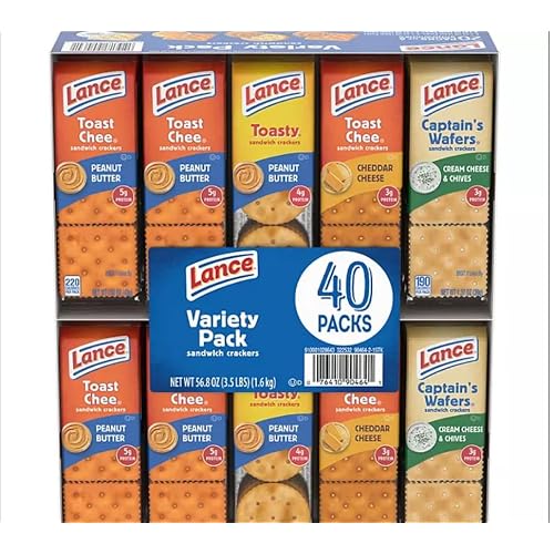 Lance Variety Pack Sandwich Crackers, 40 pk. 1 of pack