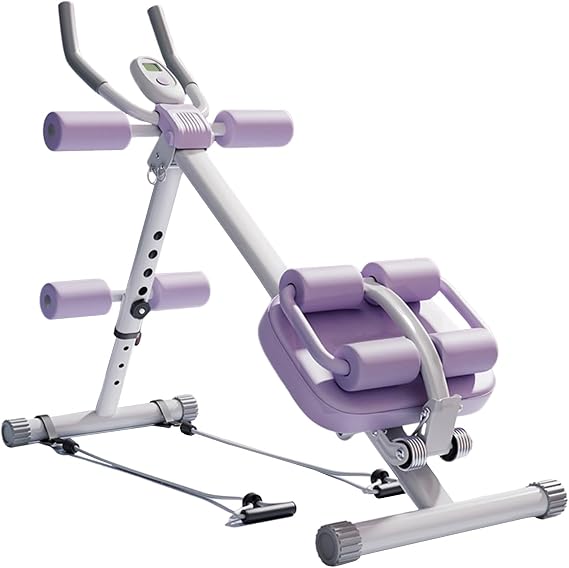 Multifunctional Ab Workout Equipment, Adjustable Ab & Sit Up Machine Foldable Ab Exercise Bench for Core Exercise