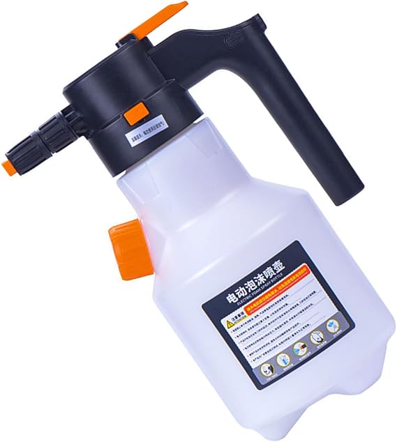 Electric Foam Sprayer Easy to Operate Auto Foam Sprayer Automatic Foam Bottle for Car Washing Large Capacity Designs