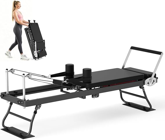 Pilates Reformer Foldable Pilates Machine for Full Body Workout