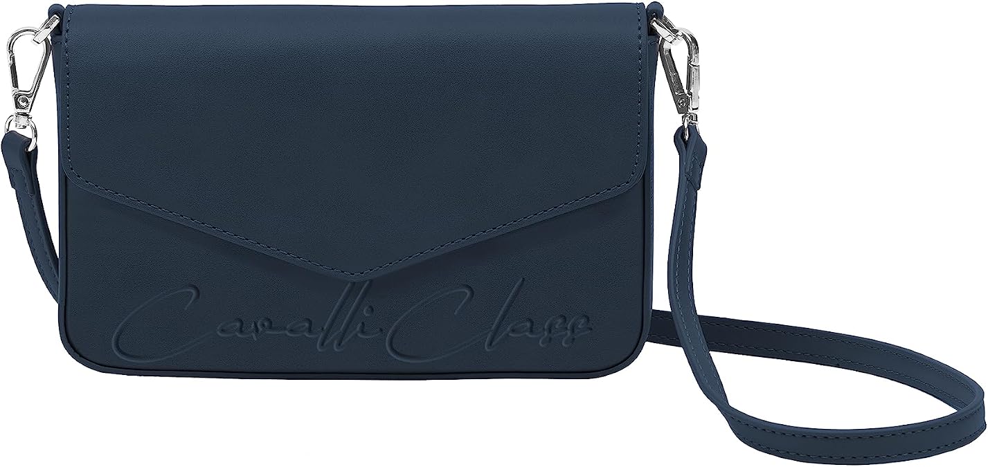 Cavalli Class MESSINA Navy Small Envelope Crossbody bag