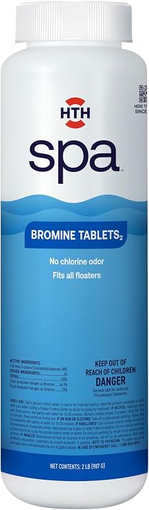 HTH Spa 86109, Bromine Tablets, 2 lbs