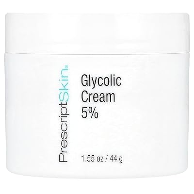 PrescriptSkin Glycolic Acid Cream 5%, 1.55 oz 44 g
