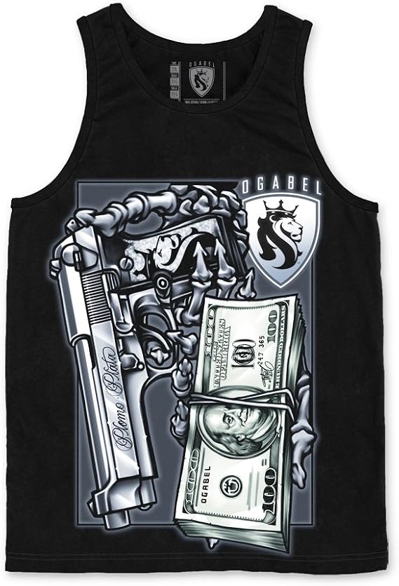 OGABEL Men's Plomo Tank Black