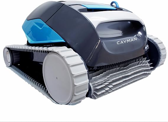 Dolphin Cayman Automatic Robotic Pool Cleaner (2026 Model) Programmable Weekly Timer, Wall Climbing, Massive Top-Load Filter Bin, HyperBrush for In-Ground & Above Ground Swimming Pools up to 33FT