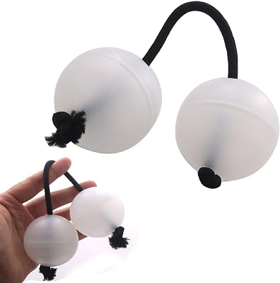 2 Pcs Asalato Shakers Percussion African Kashaka Rhythmic Ball Aslatua Musical Instrument Fingertip Drum Balls Music Egg Shaker