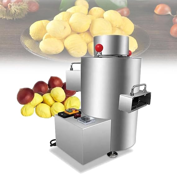 Commercial Chestnut Peeling Machine,Chestnut Shelling Machine,Chestnut Shell Opener,Electric Chestnut Cracker Machine,No Damage to Chestnuts, for Chestnuts,60v