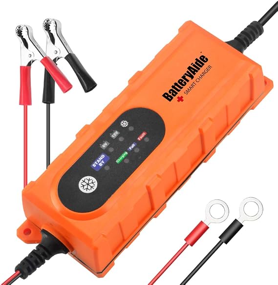BatteryGuy BG-SM1 Smart Charger - 6V/12V Intelligent Mulit-Purpose Battery Charger