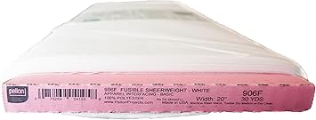 Pellon FusibleSheerLightweightWhite, White