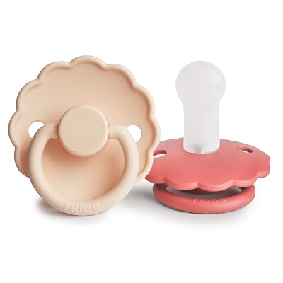 FRIGG Daisy Silicone 2-Pack Pink CreamPoppy - Size 2