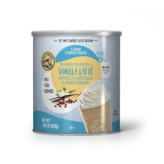 Big Train - Low Carb Blended Iced Coffee - Vanilla - 1.85 lb