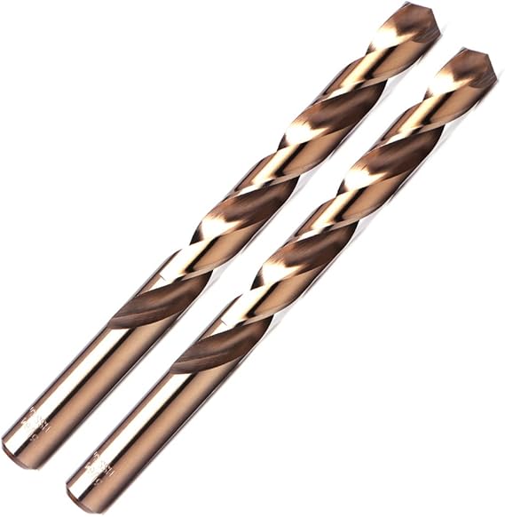 2 Count 27/64" Cobalt Twist Drill Bits Set