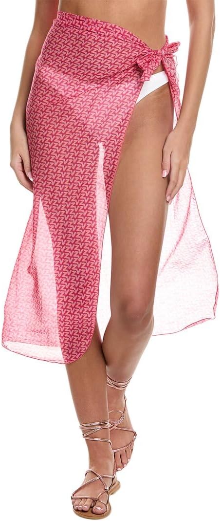 Zadig & Voltaire Womens Zv Mono Long Pareo, Os, Pink