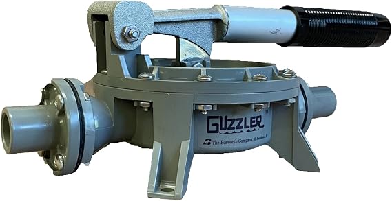 Guzzler GH-0400D Utility/Manual Hand Pump w/ 1" Smooth Ends, wastewater graywater removal/priming/bilge/shallow well/transfer pump