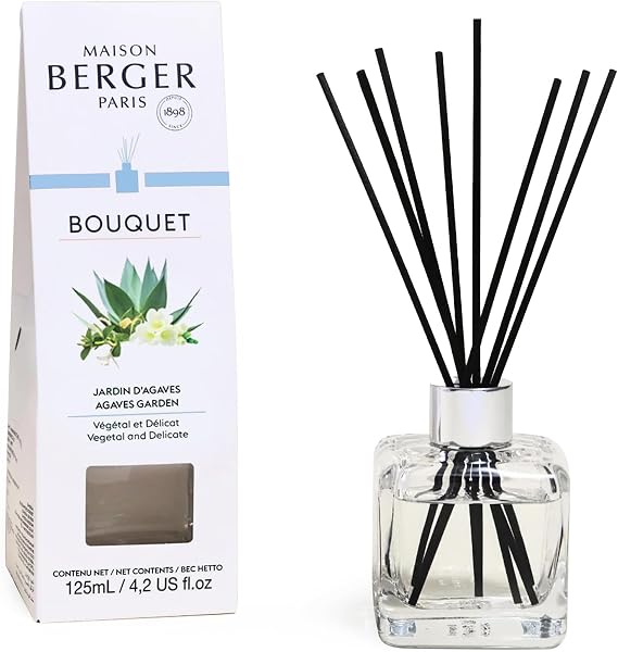 MAISON BERGER Cube Reed Diffuser, 125 ml, Agaves Garden