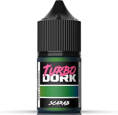 Turbo Dork Scarab TurboShift Acrylic Paint 22ml Bottle - Water-based Non-Toxic Metallic Color Shifting Paint
