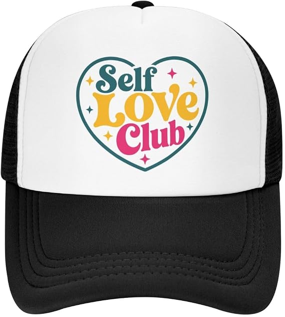Love is Love Be Yourself Trucker Hat for Women Black Men Funny Humor Trucker Caps for Girls Gag Gift