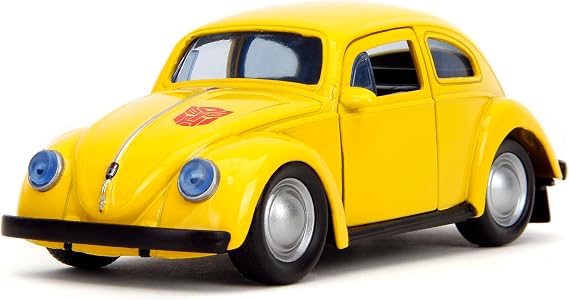 Transformers 1:32 G1 Bumblebee Volkswagen Beetle Casting Car, Toys for Kids and Adults