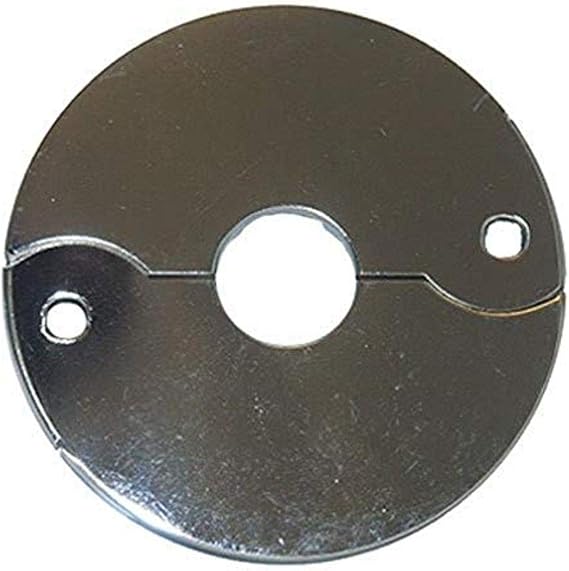 LASCO 03-1561 Chrome Plated Floor and Ceiling Split Flange Fits 1-1/2-Inch Iron Pipe