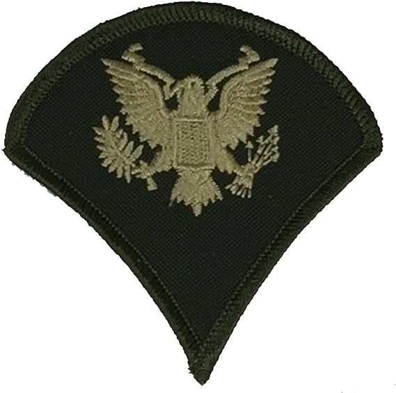 U.S. Army Specialist E-4 SPC Rank TAB Patch - Color - Veteran Owned Business