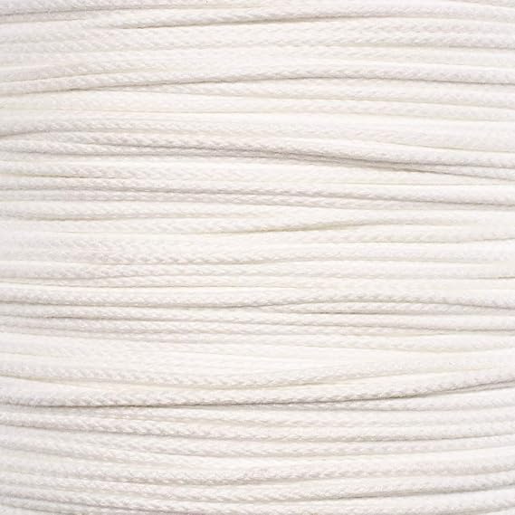 Rope & Cord Cotton Tie Line 1/8 Inch Multipurpose Rope Great for Theatrical Projects, Commercial Use, and Decor