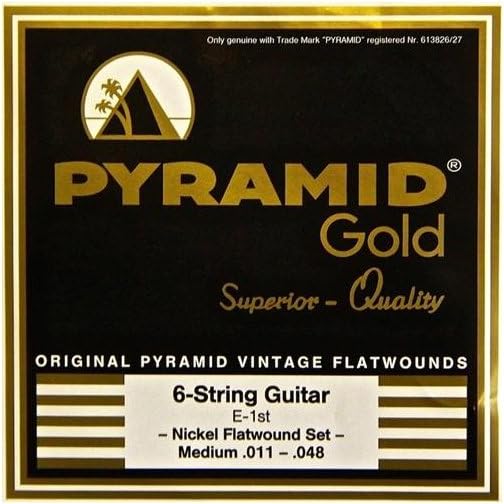 Pyramid Gold Electric Flatwound Med 11-48