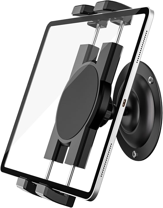 iTODOS Universal Tablet Wall Mount Holder for iPad, iPhone,Kindle Fire HD,Kindle Paper White,Galaxy Tabs,Google Nexus7/11,Switch,e-Reader,360Adjustment Compatible with 4~12.9 inch Tablet and Phone