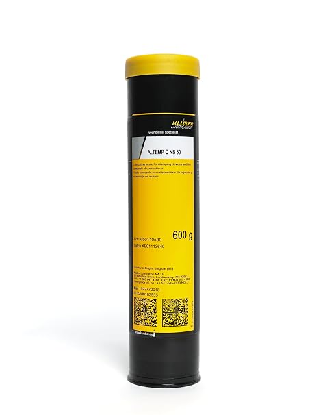 Kluber Lubrication ALTEMP Q NB 50 Lubricating Paste for Assembly of Frictional Connections and Lubrication of Clamping and Moving Chucks 600 g Cartridge