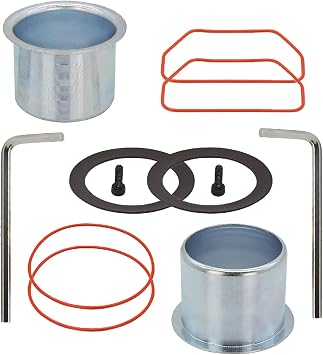 K-0650 Air Compressor Cylinder Sleeve & Compression Ring Kit Compatible with Craftsman, Porter Cable, DeVilbiss Oil-Free Compressor Cylinder, Replaces OEM K-0650, 165080, K-0058, KK-48352 sets