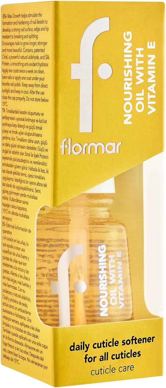 Flormar Besleyici ve Güçlendirici Tırnak Bakım Yağı - Nourishing Oil Vitamin Nail Care - 000-8682536059190