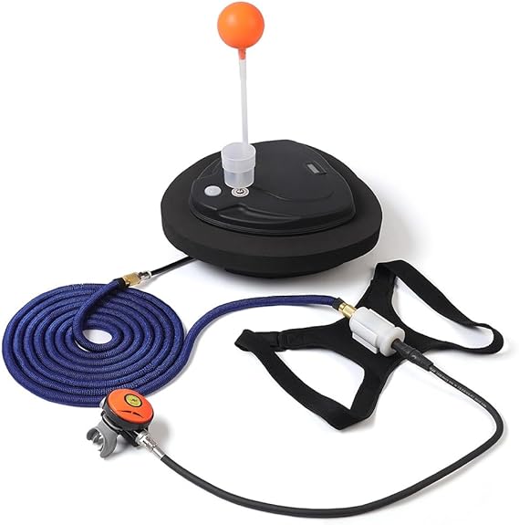 Scuba Tank Diving System, Max Depth 32.8FT/10M, Diving Ventilator, for Underwater Work, Diving, Snorkeling, Underwater Sports, 5 Hours Use