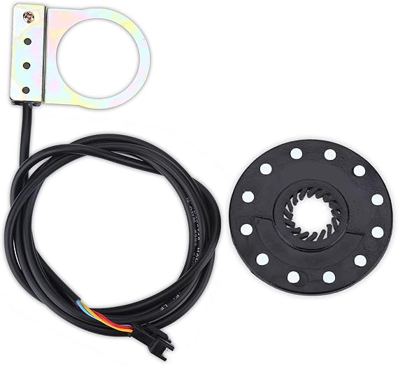 E-Bike Speed Sensor, Bicycle Rhythm Electric Bicycle Pedal 12 Magnets E-Bike PAS System Assistant Sensor