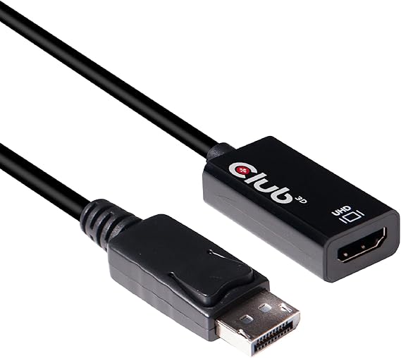 Club 3D CAC-1080 DisplayPort 1.4 to HDMI 2.0b HDR Active Adapter M/F