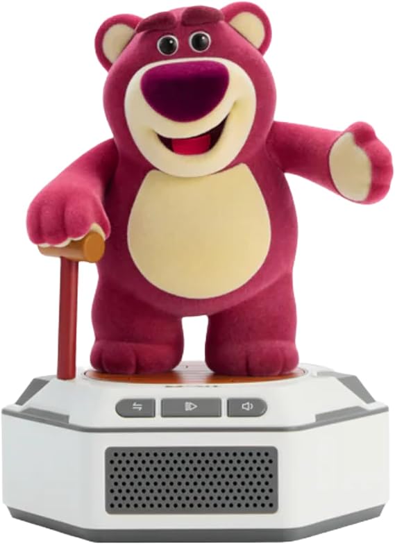 Robosen Mini Robot Toy, Lotso Set, Pink Bear Character, Digital Drive Base with 4-Axis Controls, Smart Modular Platform, Smart Toy
