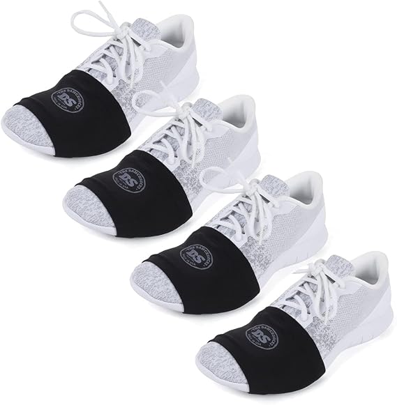THE DANCESOCKS Made in USA Original Over Sneaker Socks for Dance on Smooth Floors (4 pair)