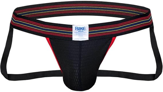 Bike Athletic Mesh Jockstrap, Breathable Support Pouch