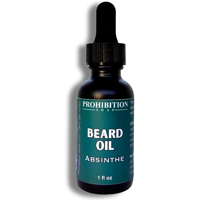 Beard Oil | Absinthe | With Organic Jojoba and Argan Oil, Premium Blend, for All Beard Types