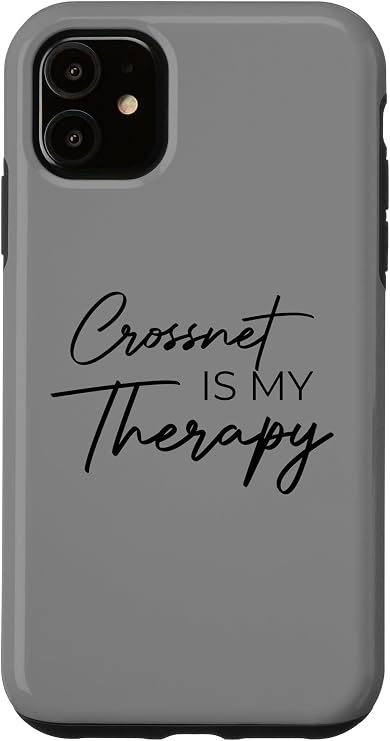 iPhone 11 Crossnet is my therapy Case