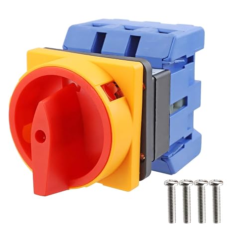 Universal Switch 2 Position 3 Phase Panel Rotary Selector Changeover Switch GLD11 100A AC 690V 100A
